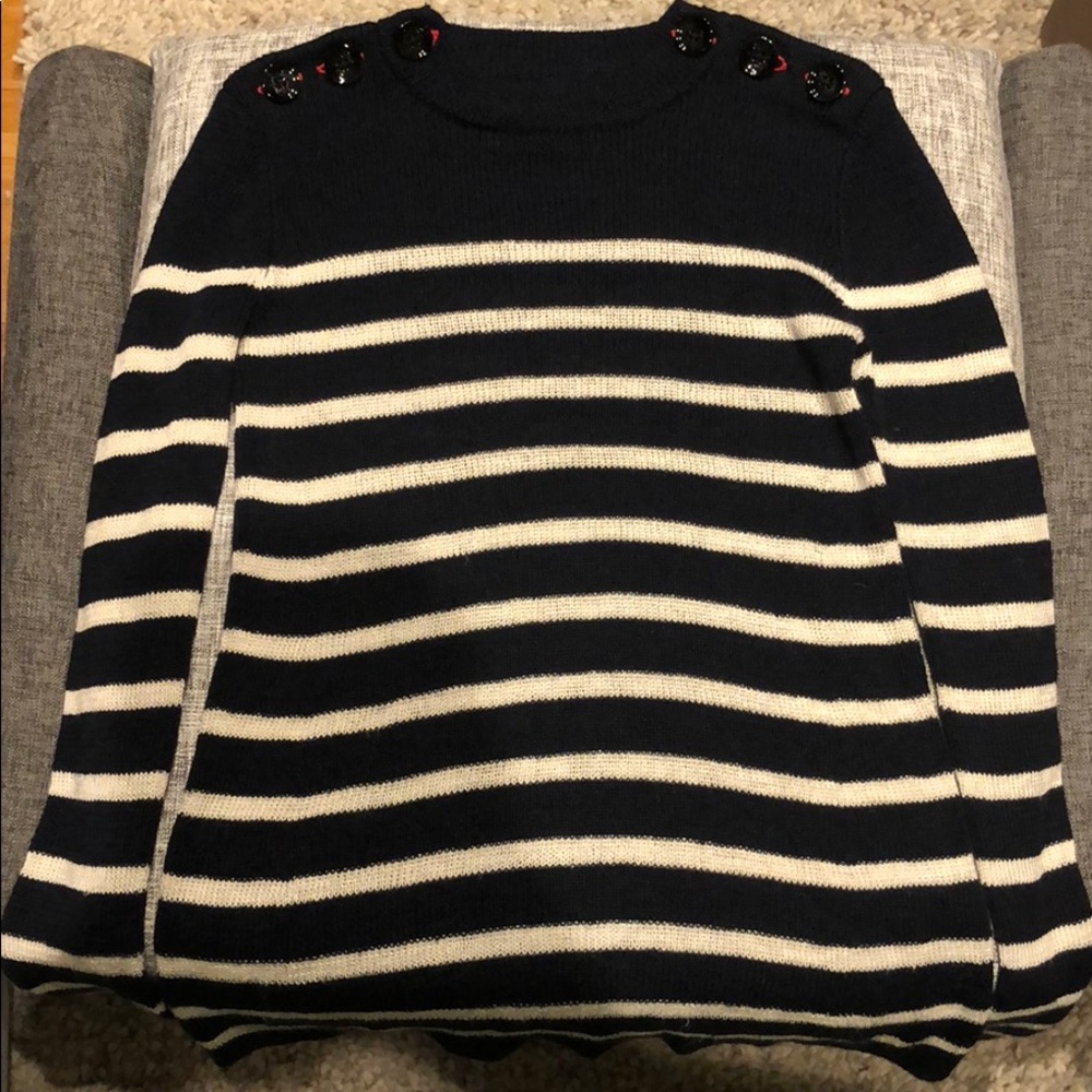 Isabel Marant Étoile navy striped sweater